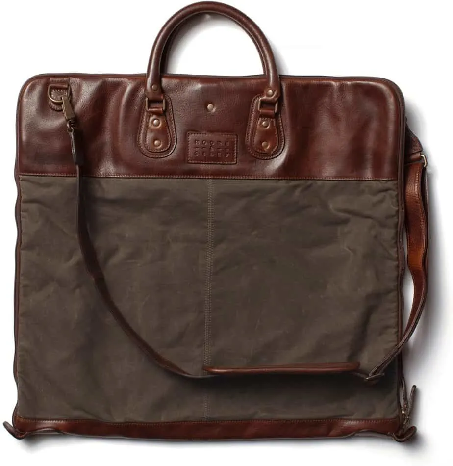 Moore and Giles Gravely Garment Bag Waxwear Rangertan
