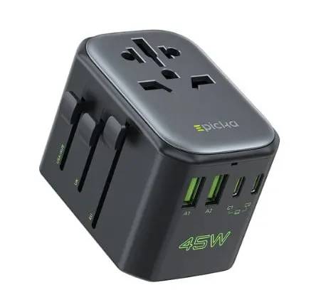 EPICKA Pulse Universal Travel Adapter