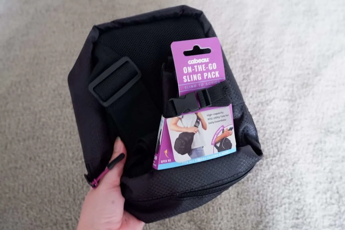Cabeau On the Go Sling Pack Review