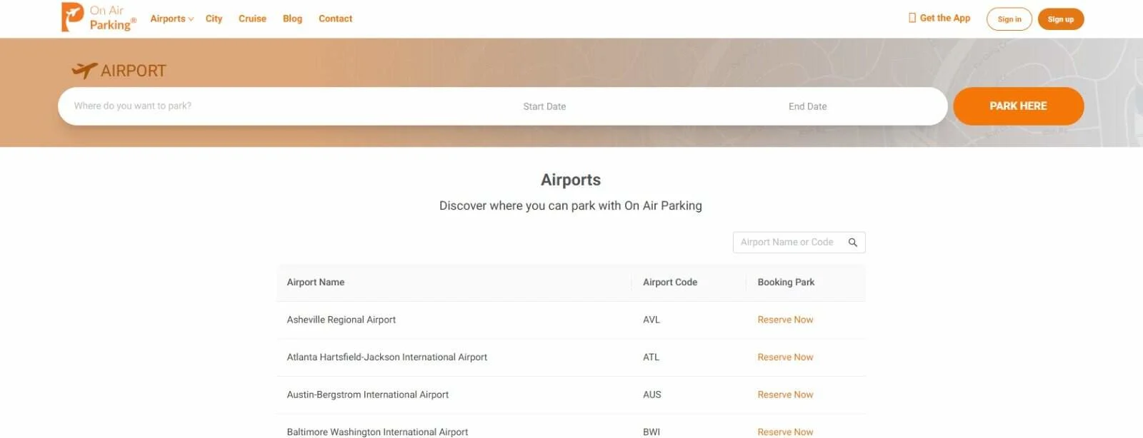 ON AIR PARKING 