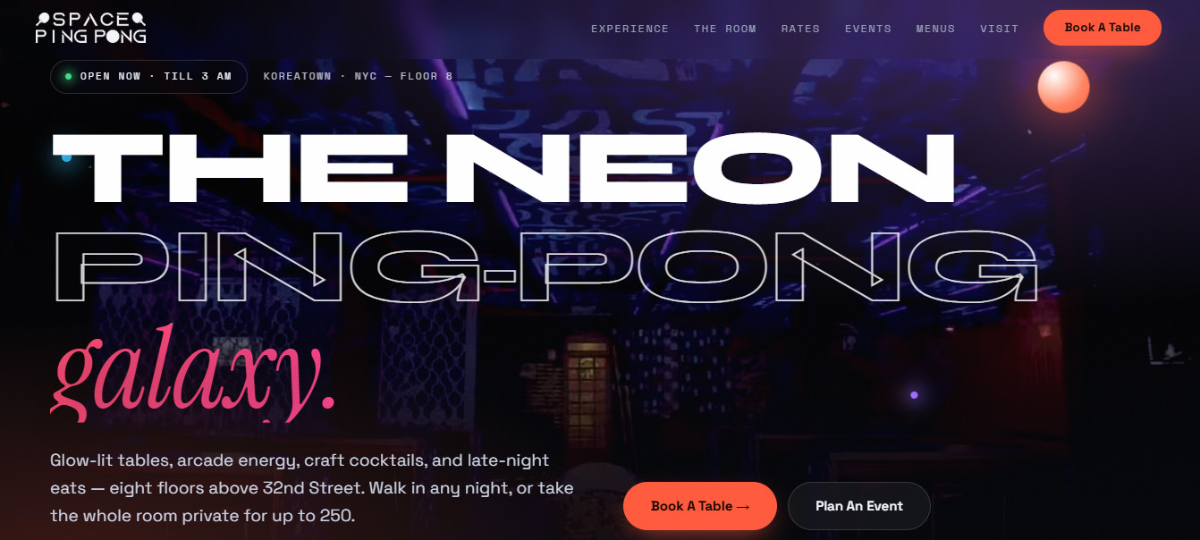 Best for Table Tennis: Space Ping Pong