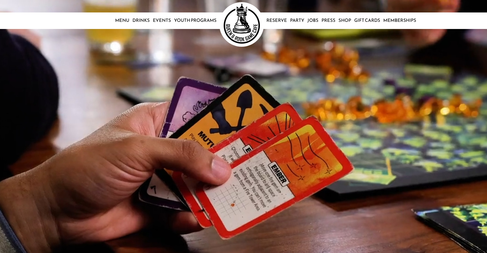 Spend a Few Hours at Queen & Rook Game Cafe